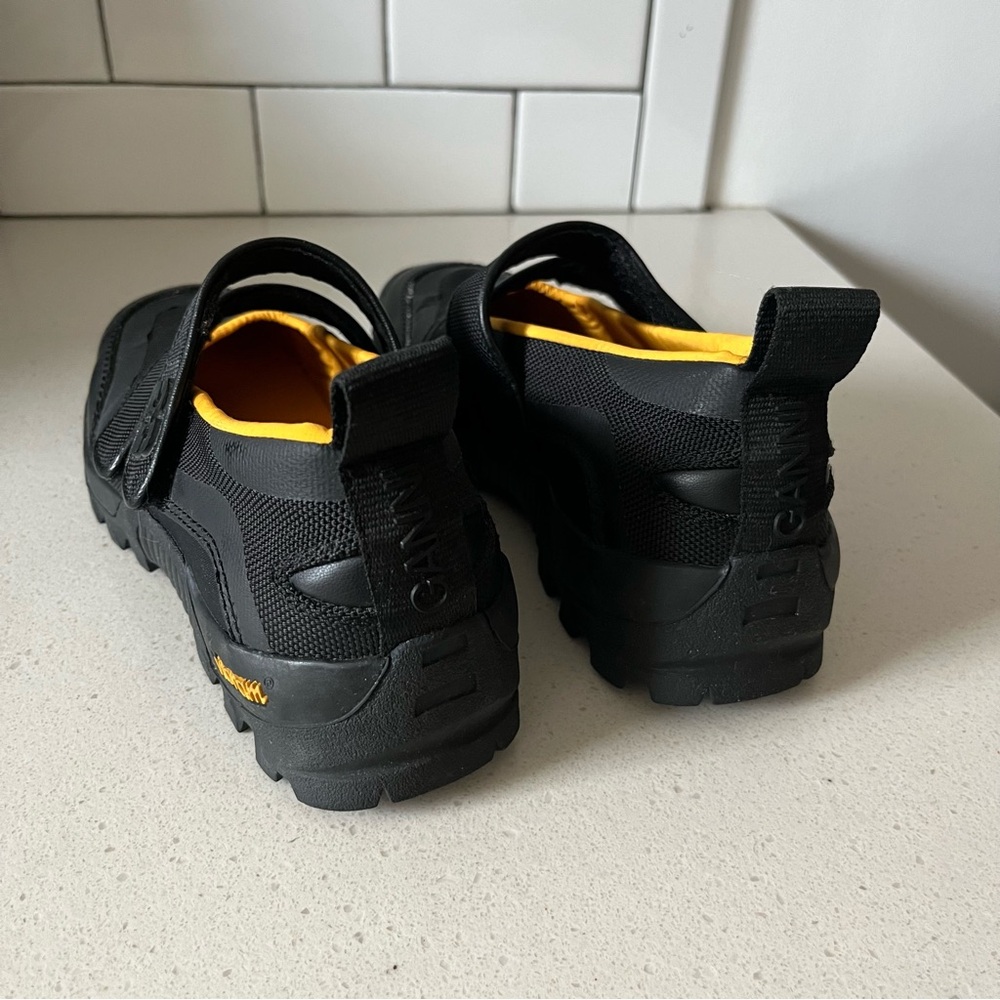 Ganni Vibram Performance Velcro Mary Jane Ballerinas - Picture 5 of 10